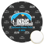 Airstream Indie Club Logo Printed Cookie Topper - 3.25"