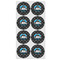 Airstream Indie Club Logo Icing Circle - Medium - Set of 8