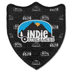 Airstream Indie Club Logo Iron on Shield Patch B