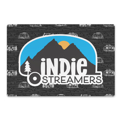 Airstream Indie Club Logo Large Rectangle Car Magnet - 18" x 12"