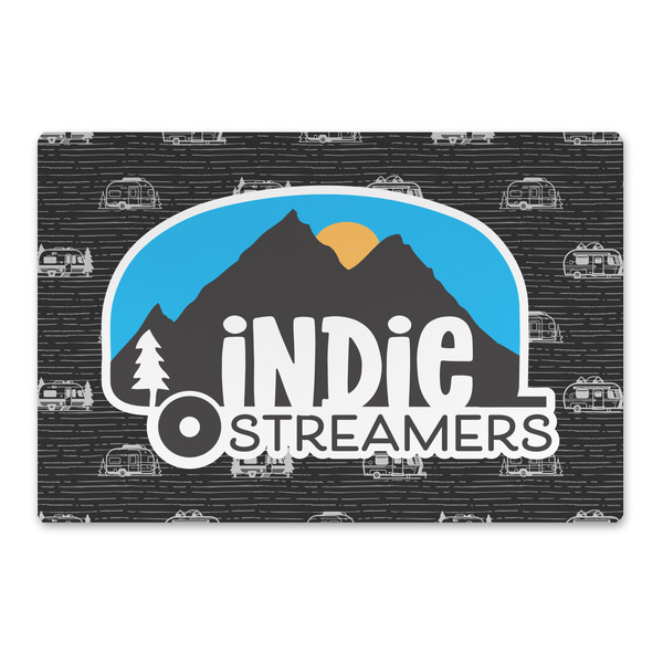 Custom Airstream Indie Club Logo Large Rectangle Car Magnet - 18" x 12"