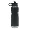 Airstream Indie Club Logo Laser Engraved Water Bottles - Front & Back Engraving - Side View