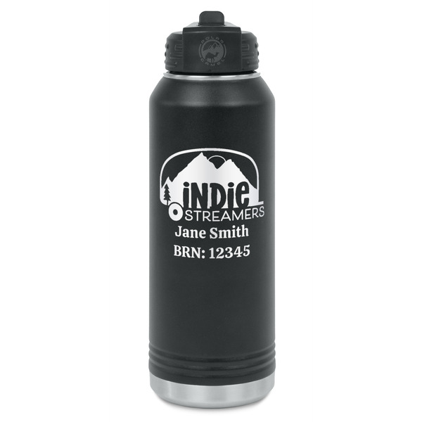 Custom Airstream Indie Club Logo Water Bottle - Laser Engraved