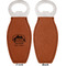 Airstream Indie Club Logo Leather Bar Bottle Opener - Front and Back (single sided)