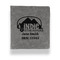 Airstream Indie Club Logo Leather Binder - 1" - Grey - Front View