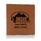 Airstream Indie Club Logo Leather Binder - 1" - Rawhide - Front View