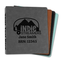 Airstream Indie Club Logo Leather Binder - 1"