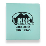 Airstream Indie Club Logo Leather Binder - 1" - Teal