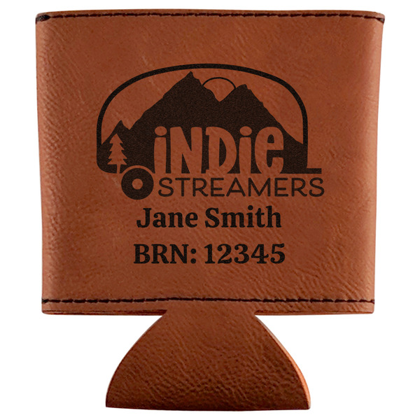 Custom Airstream Indie Club Logo Leatherette Can Sleeve