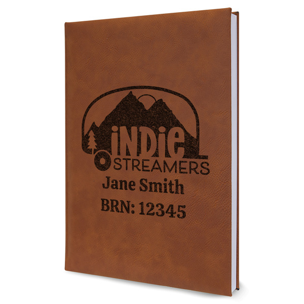 Custom Airstream Indie Club Logo Leatherette Journal - Large - Single-Sided