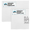 Airstream Indie Club Logo Mailing Labels - Double Stack Close Up