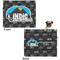 Airstream Indie Club Logo Microfleece Dog Blanket - Large- Front & Back