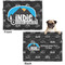 Airstream Indie Club Logo Microfleece Dog Blanket - Regular - Front & Back