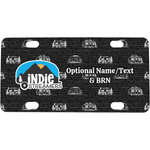 Airstream Indie Club Logo Mini / Bicycle License Plate - 4 Holes