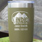 Airstream Indie Club Logo Olive Polar Camel Tumbler - 20oz - Close Up