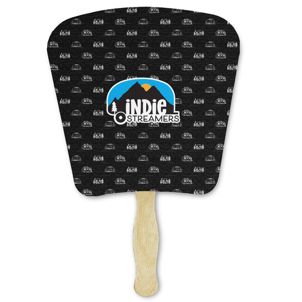 Custom Airstream Indie Club Logo Paper Fan