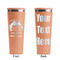 Airstream Indie Club Logo Peach RTIC Everyday Tumbler - 28 oz. - Front and Back