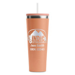 Airstream Indie Club Logo RTIC Everyday Tumbler with Straw - 28oz - Peach - Single-Sided