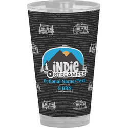 Airstream Indie Club Logo Pint Glass - Full Color