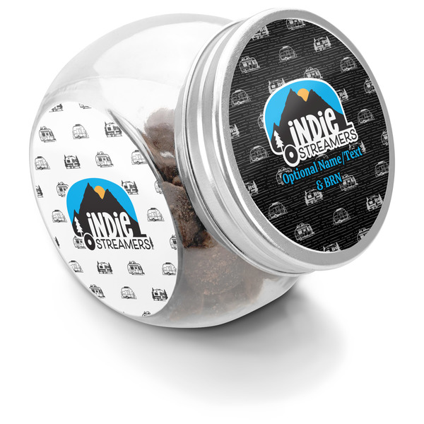 Custom Airstream Indie Club Logo Puppy Treat Jar