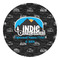 Airstream Indie Club Logo Round Decal