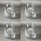 Airstream Indie Club Logo Set of Four Personalized Stemless Wineglasses (Approval)