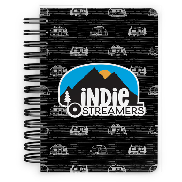 Custom Airstream Indie Club Logo Spiral Notebook - 5" x 7"