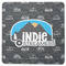 Airstream Indie Club Logo Square Coaster Rubber Back - Single