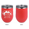 Airstream Indie Club Logo Stainless Wine Tumblers - Coral - Single Sided - Approval