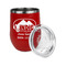 Airstream Indie Club Logo Stainless Wine Tumblers - Red - Single Sided - Alt View