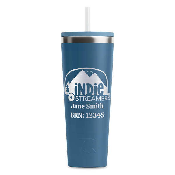 Custom Airstream Indie Club Logo RTIC Everyday Tumbler with Straw - 28oz