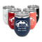 Airstream Indie Club Logo Steel Wine Tumblers Multiple Colors