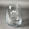 Airstream Indie Club Logo Stemless Wine Glass - Front/Approval