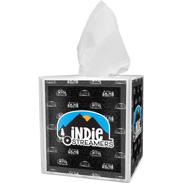 Custom Airstream Indie Club Logo Tissue Box Cover