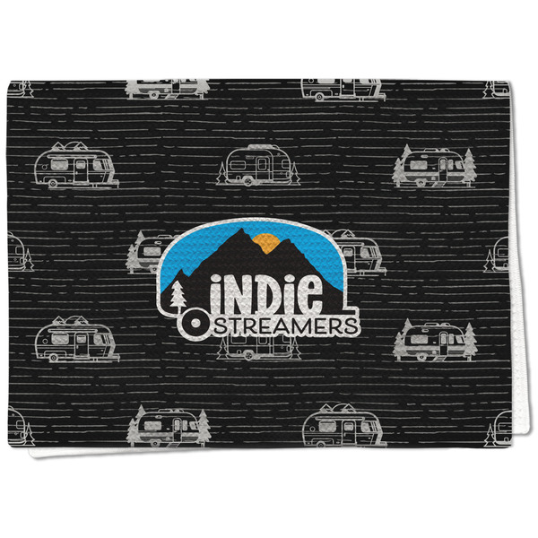 Custom Airstream Indie Club Logo Kitchen Towel - Waffle Weave