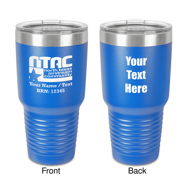 Custom North Texas Airstream Community 30 oz Stainless Steel Tumbler - Royal Blue - Double-Sided