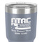 North Texas Airstream Community 30 oz Stainless Steel Ringneck Tumbler - Grey - Close Up