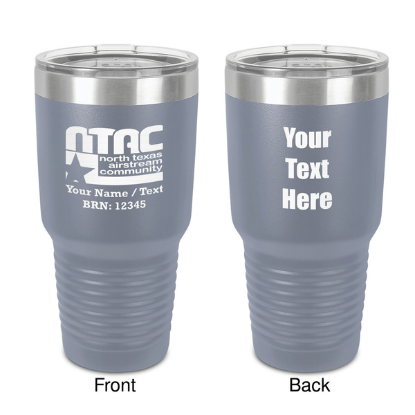 Custom North Texas Airstream Community 30 oz Stainless Steel Tumbler - Grey - Double-Sided