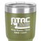 North Texas Airstream Community 30 oz Stainless Steel Ringneck Tumbler - Olive - Close Up