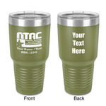 North Texas Airstream Community 30 oz Stainless Steel Tumbler - Olive - Double-Sided