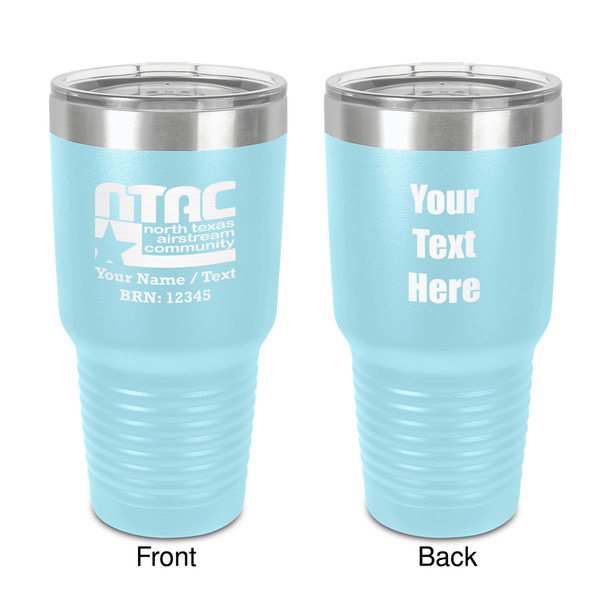 Custom North Texas Airstream Community 30 oz Stainless Steel Tumbler - Teal - Double-Sided