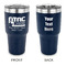 North Texas Airstream Community 30 oz Stainless Steel Ringneck Tumblers - Navy - Double Sided - APPROVAL