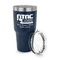 North Texas Airstream Community 30 oz Stainless Steel Ringneck Tumblers - Navy - LID OFF