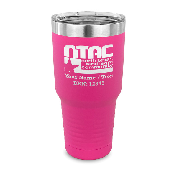 Custom North Texas Airstream Community 30 oz Stainless Steel Tumbler - Pink - Single-Sided