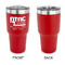 North Texas Airstream Community 30 oz Stainless Steel Ringneck Tumblers - Red - Single Sided - APPROVAL