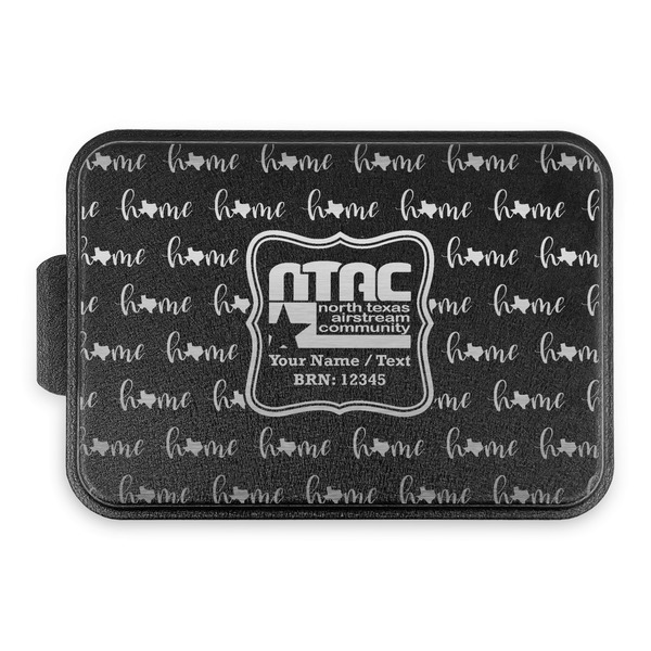 Custom North Texas Airstream Community Aluminum Baking Pan with Black Lid