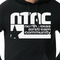 North Texas Airstream Community Black Hoodie on Model - CloseUp