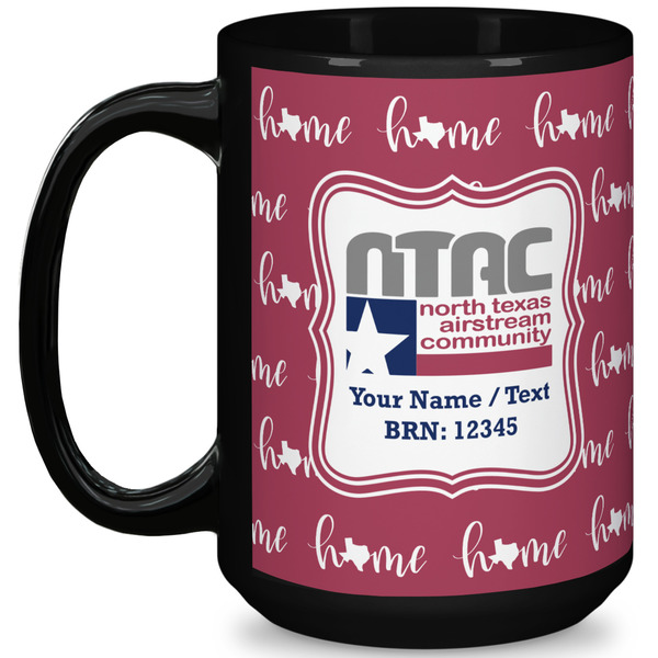 Custom North Texas Airstream Community 15 oz Coffee Mug - Black