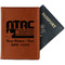 North Texas Airstream Community Cognac Leather Passport Holder With Passport - Main