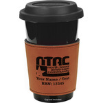 North Texas Airstream Community Leatherette Cup Sleeve - Single-Sided